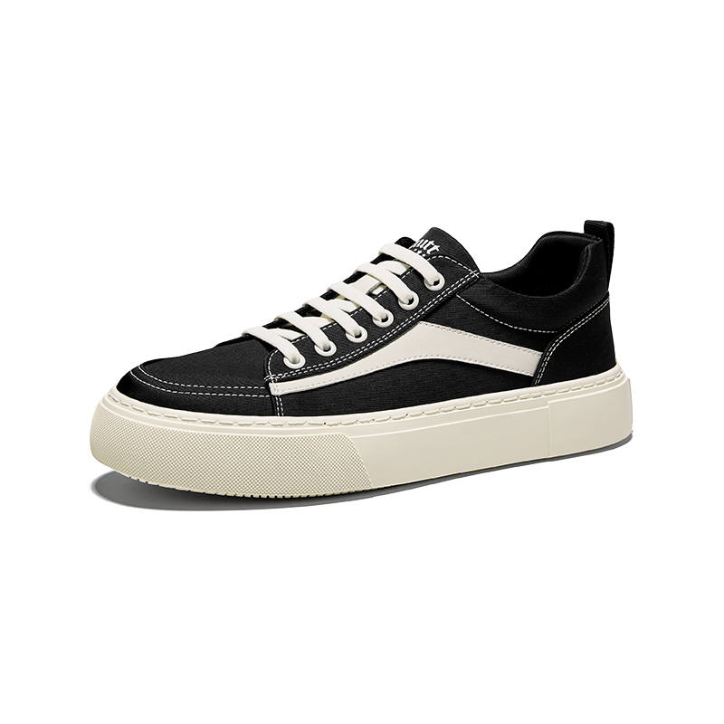 Hautton Skateboard Shoes Men's Low Top Black