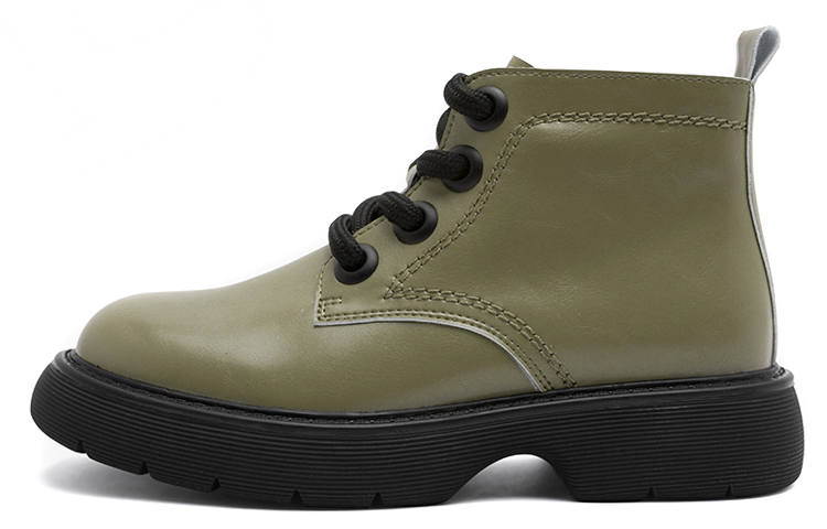 SEMIR SEMIR PU Short Mid Calf Combat Boots Women's