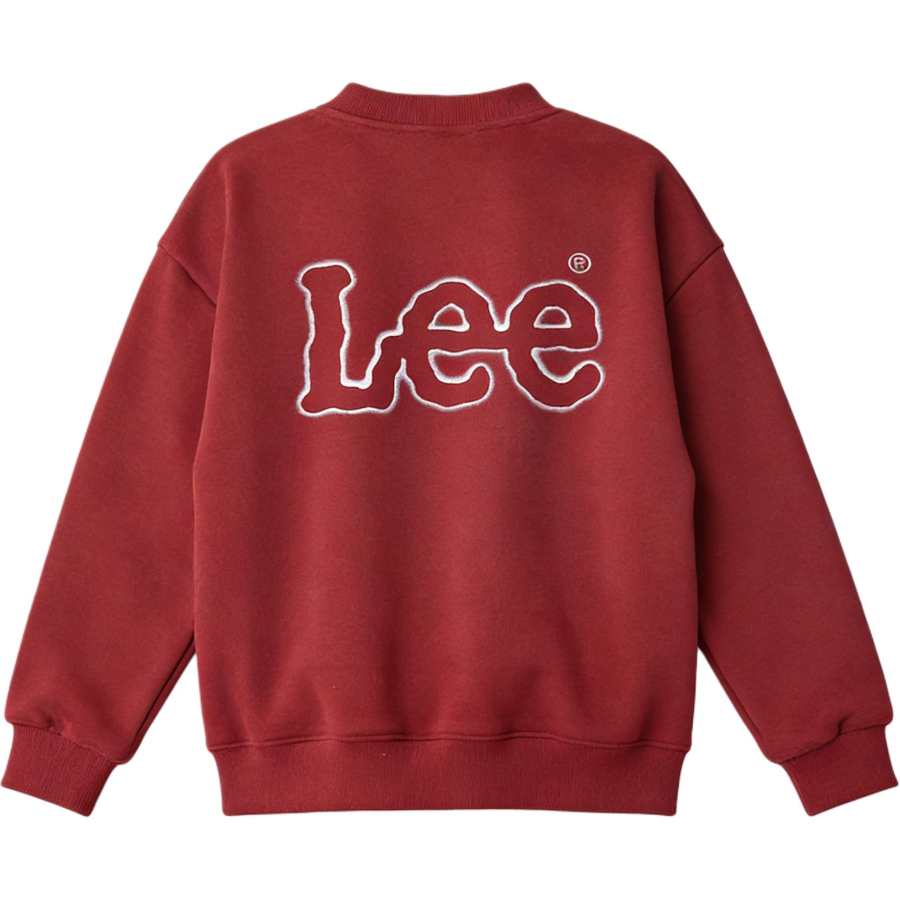 LEE KIDS Sweatshirts Crew Neck Thickened And Fleece Lined