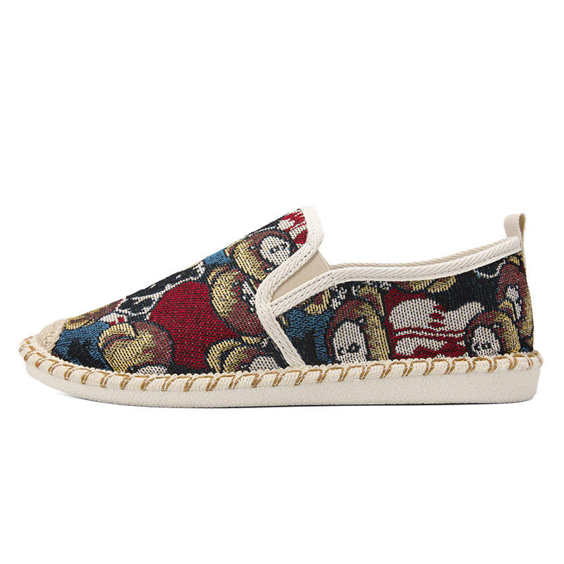 NANJIREN Espadrilles Men's Beige/Blue
