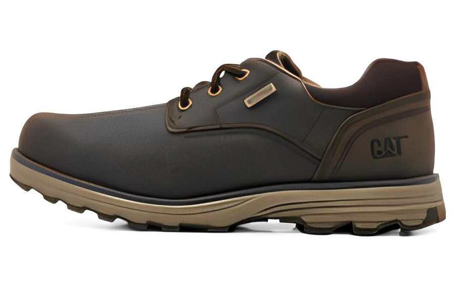 CAT Cushioning Slip Resistant Abrasion Resistant Low top Outdoor Shoes Men's Dark Umber