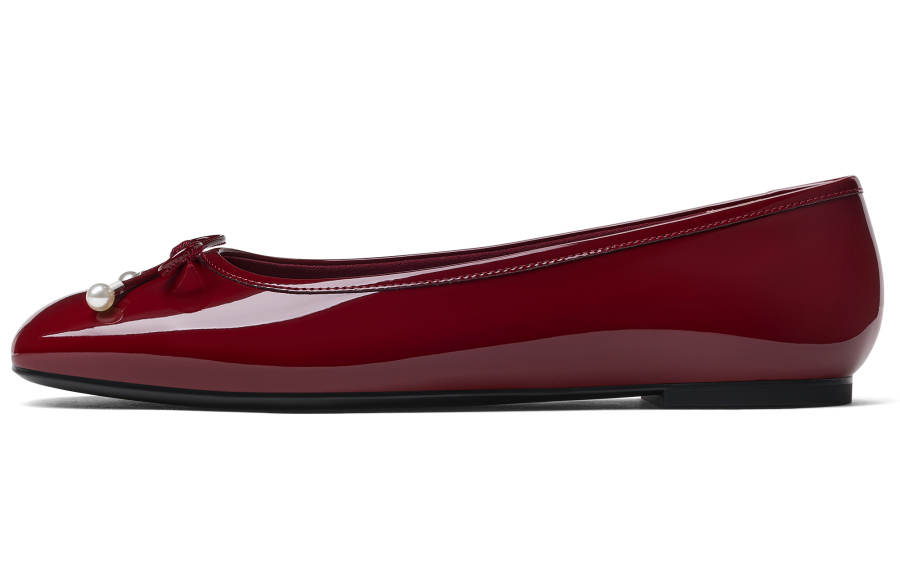 CHARLES&KEITH Small Ck PU, Textile Casual Shoes 0.9cm Women's