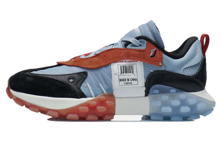 Li-Ning Li Ning OVERLOAD 021 Fall Winter Trendy Runway Collection Low top Casual Shoes Men's Mist Blue