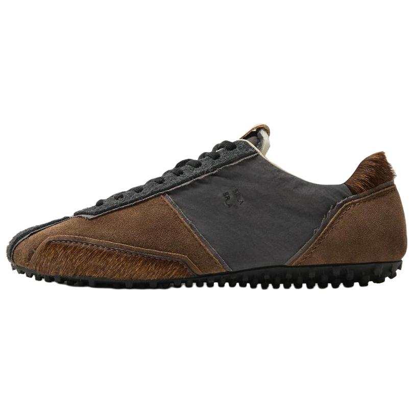ZARA SR_A x ZARA Cow Leather Low top Casual Shoes Men's Brown