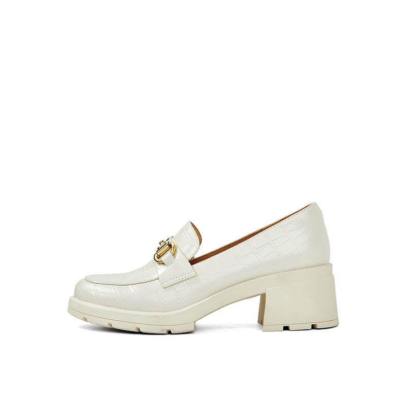 PT'SON PT'SON Loafers Women's White/8 Black