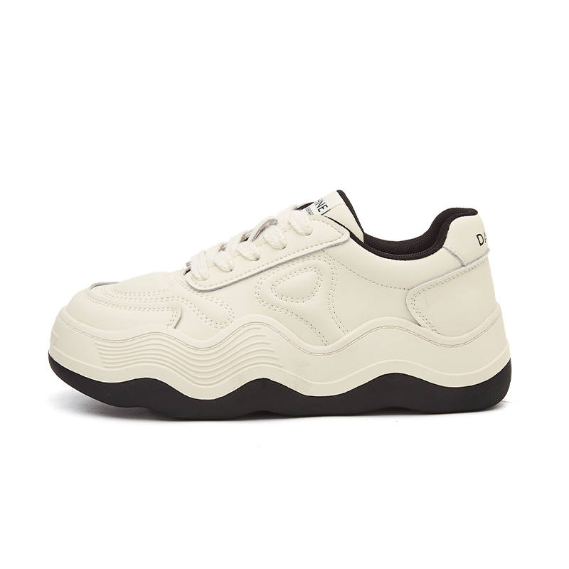 DAPHNE Thermal Height Increasing Abrasion Resistant Slip Resistant Low top Casual Shoes Women's