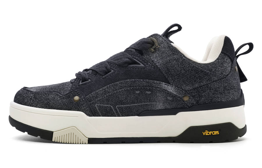 Dickies Dickies Coverage Slip Resistant Coverage Slip Resistant Low top Skateboard Shoes Men's Mist Black