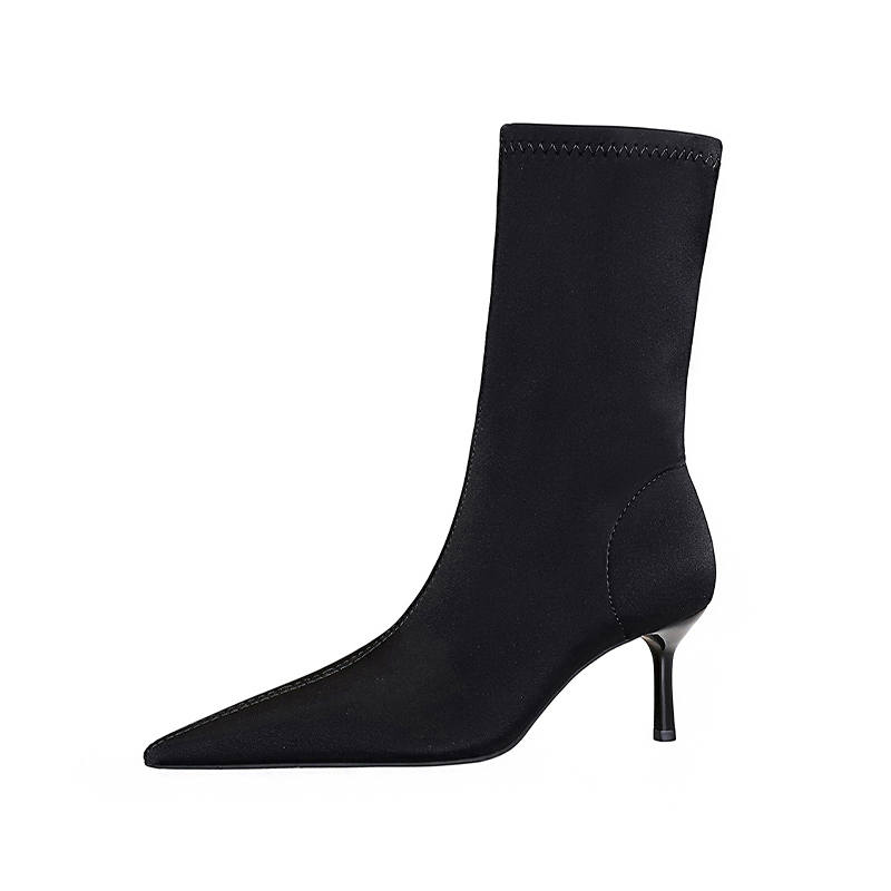 BIGTREE BIGTREE Ankle Boots 6CM Women's Black