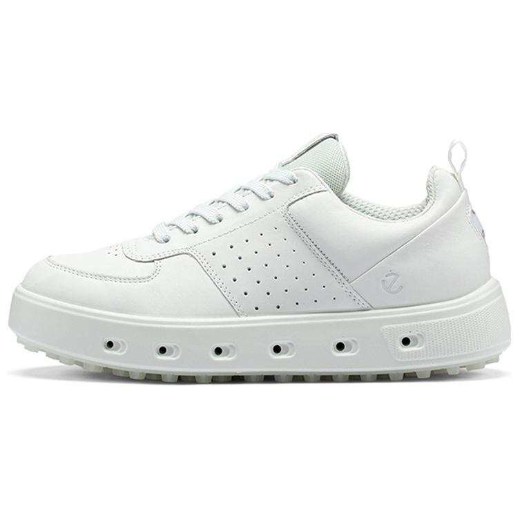 Ecco Street 720 Series Cow Leather Low top Skateboard Shoes Women's White