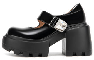 MIO Mary Jane Shoes 9cm Women's Black