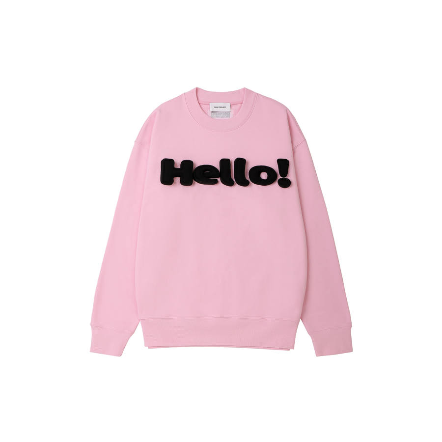 SQQZ Project Crew Neck Loose Fit Sweatshirt Unisex