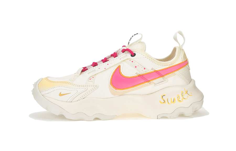 Nike Nike TC 7900 Cushioning, Wear Resistant Casual Shoes Women's Beige Rose Red