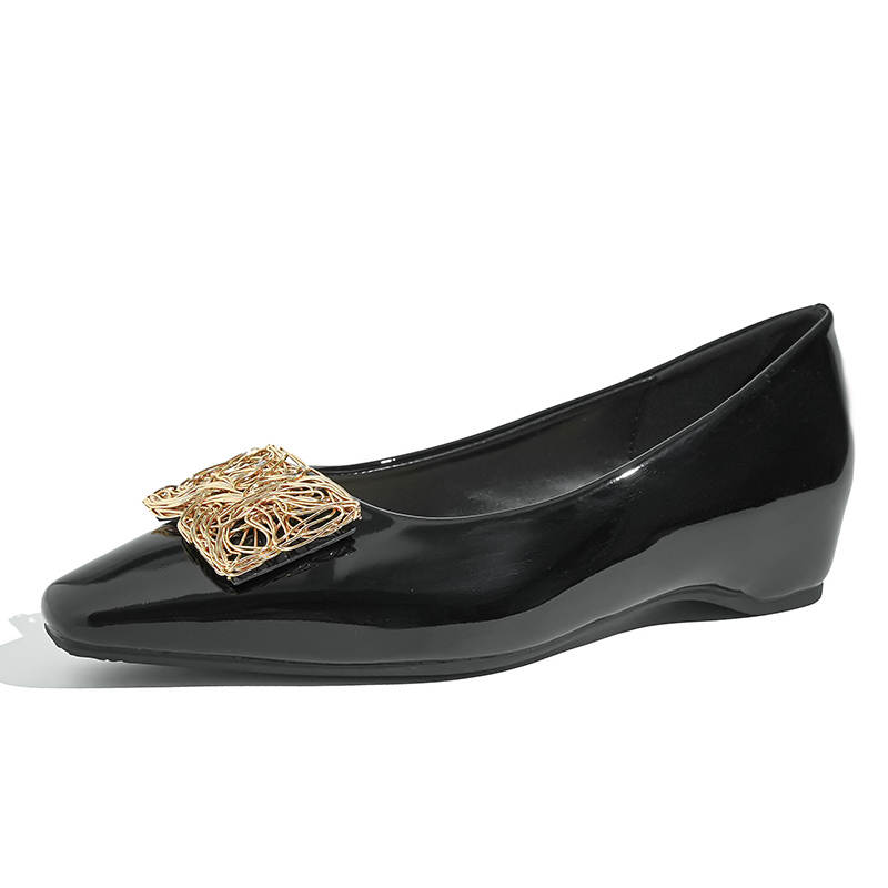 ZUOMILUO Patent Leather Casual Shoes Women's
