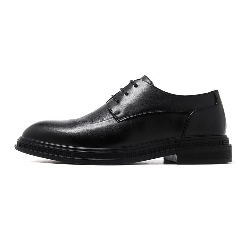 KAQIAODI Dress Shoes Men's Low Top Black/Brown