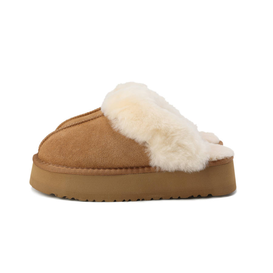 HELIPORT EVA Abrasion Resistant Slip Resistant Abrasion Resistant Slip Resistant Closed Toe Slippers Unisex Chestnut