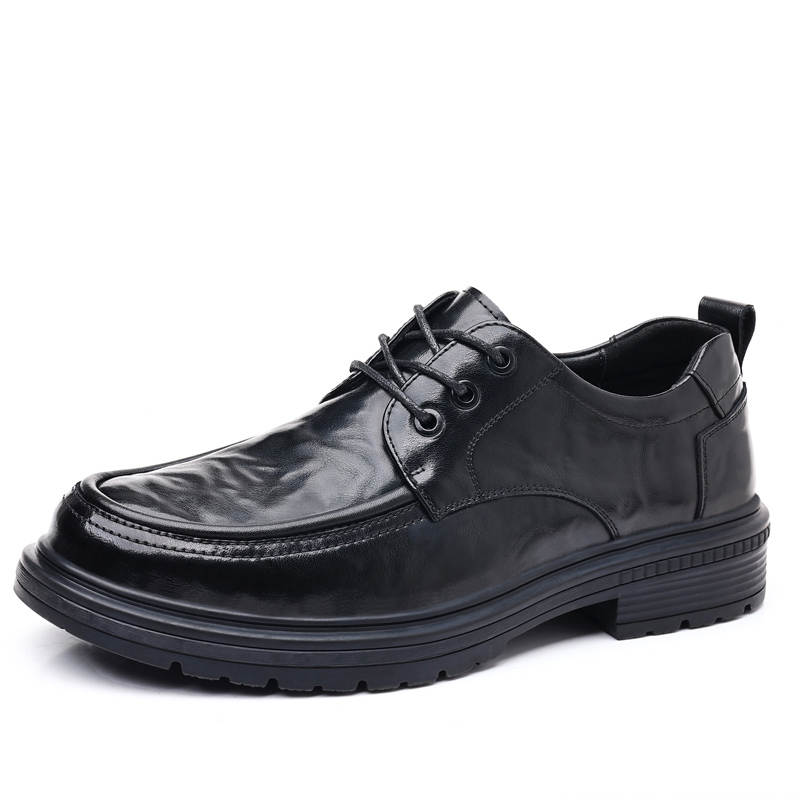 CKVUSAMG Casual Leather Shoes Men's Low Top