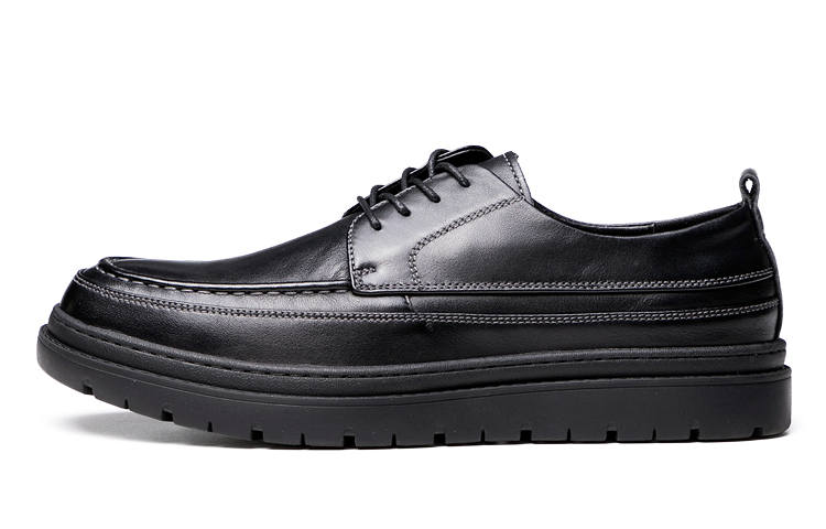 VICKI BROWN GENTRY Series Top Grain Cow Leather Shoes Men's Black