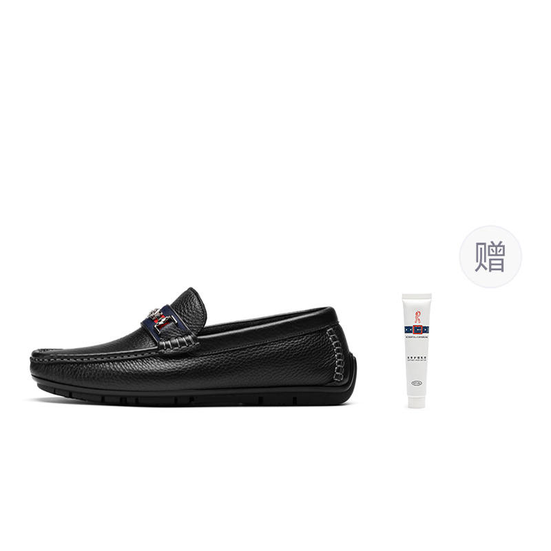 ROBERTA DI CAMERINO Cow Leather Loafers Men's Black