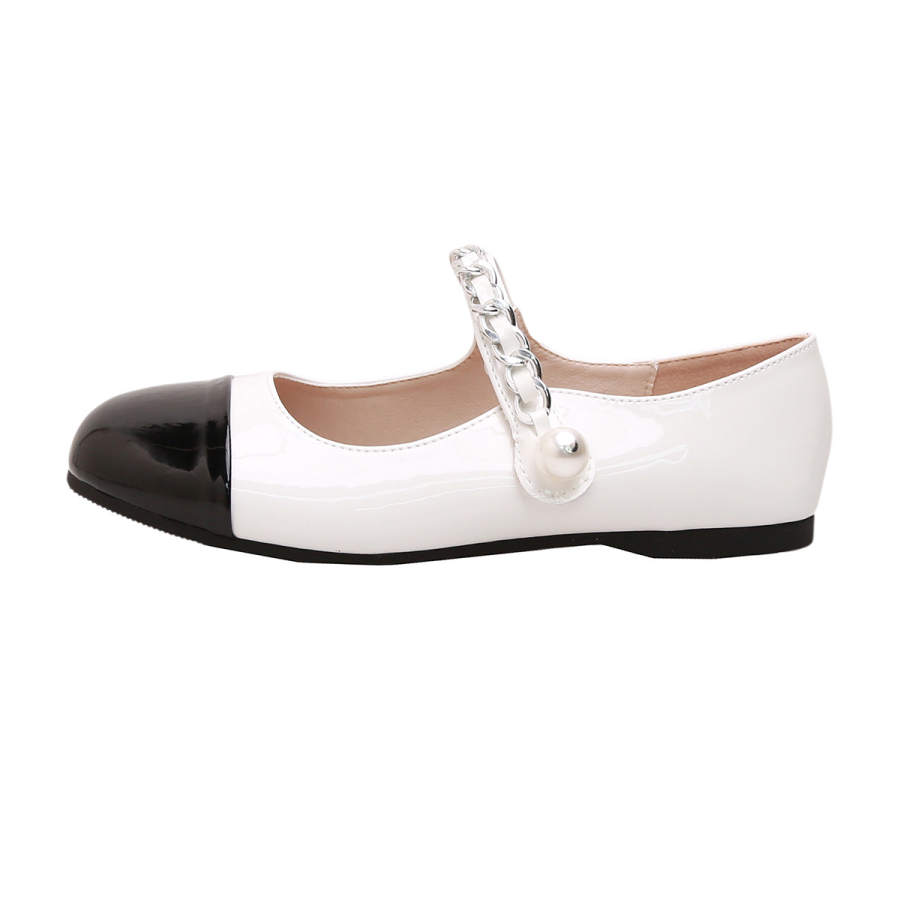 QITUMAUL Microfiber Leather Mary Jane Shoes Women's