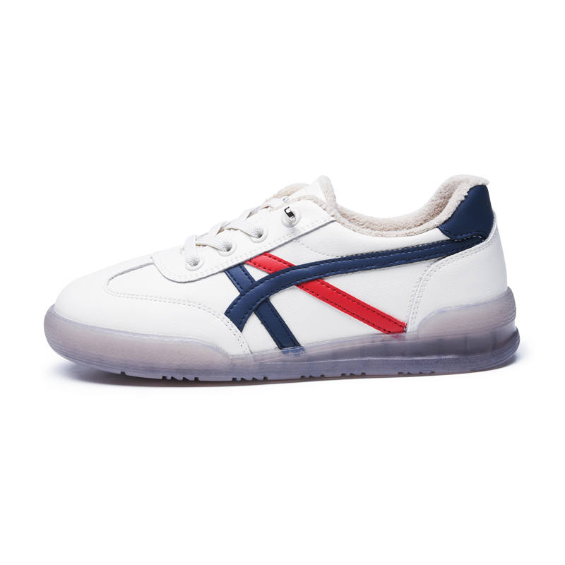 AOKANG Versatile Niche Minimalist Style Comfortable Fleece Lined Low top Casual Shoes Women's