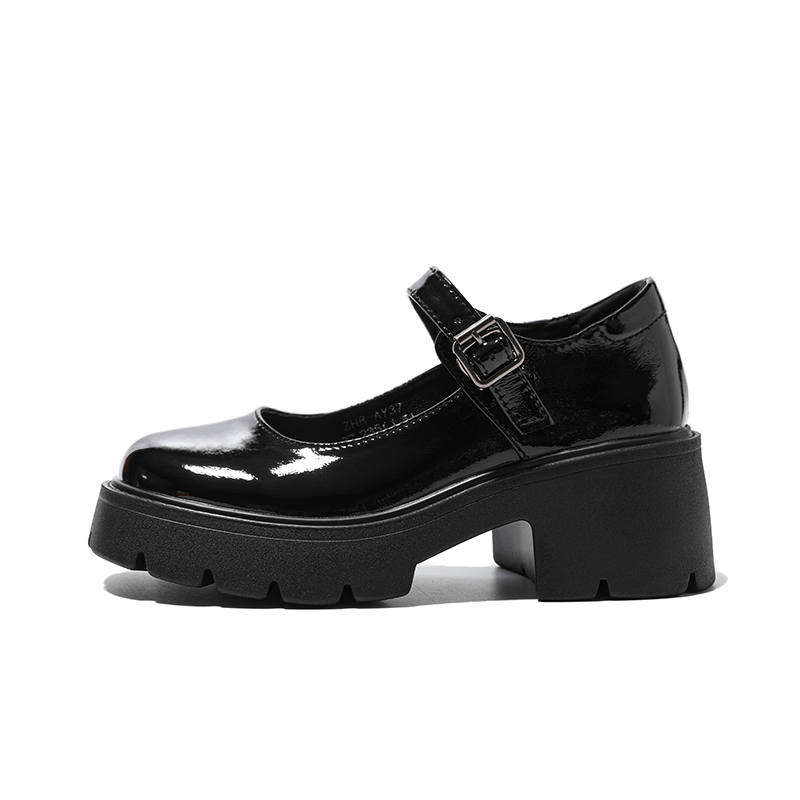 ZHR Mary Jane Shoes 6.5cm Women's Black