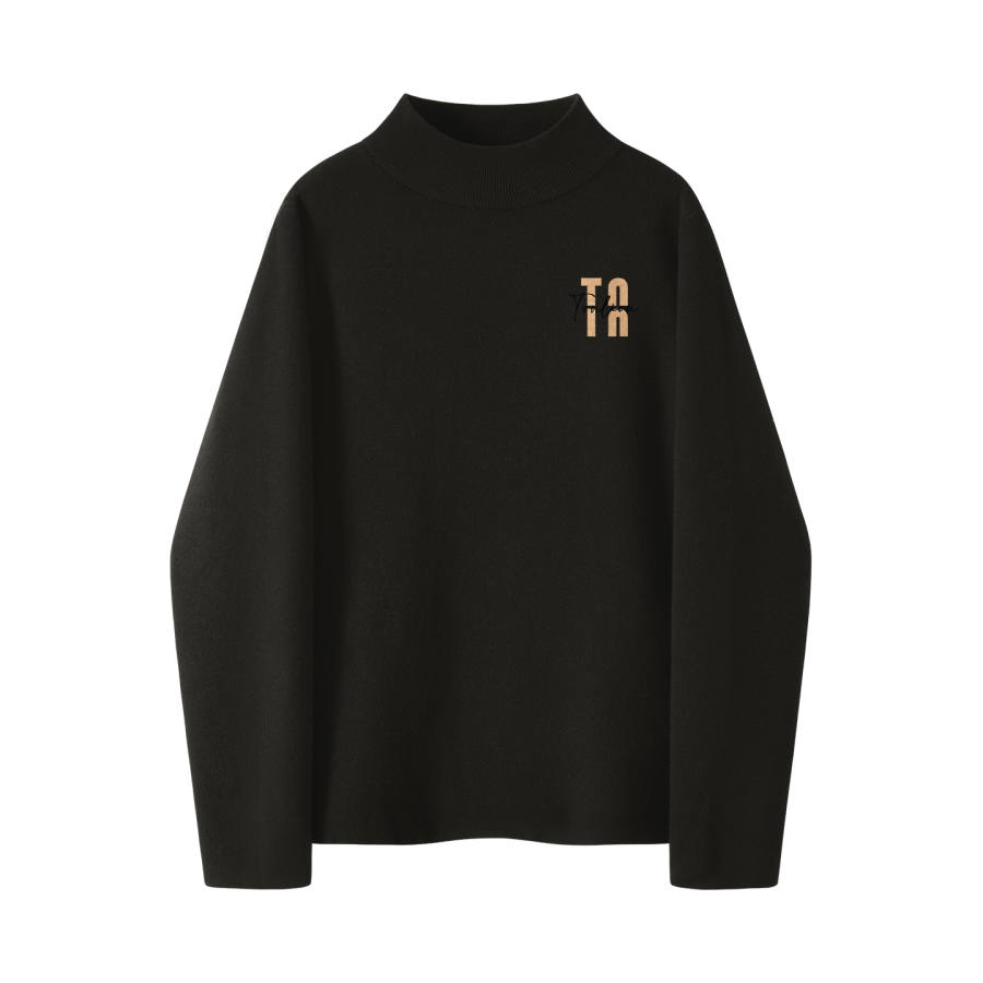 Tonlion Sweaters Women's Half Turtleneck Moderate