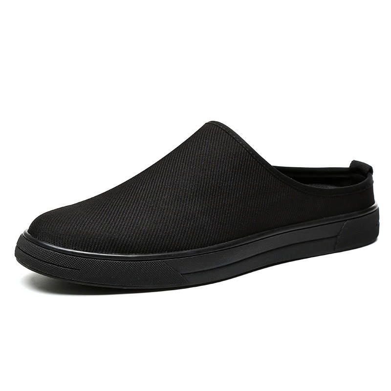 SENJIALUO Rubber Sole Stitching Abrasion Resistant Closed Toe Slippers Men's