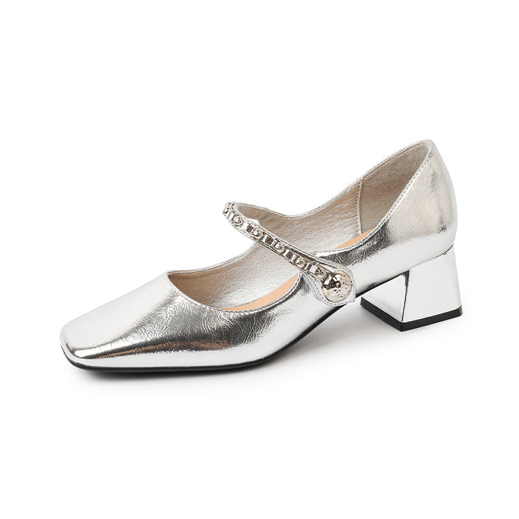 Beijiani Chunky Heel High Heels 4.5cm Women's