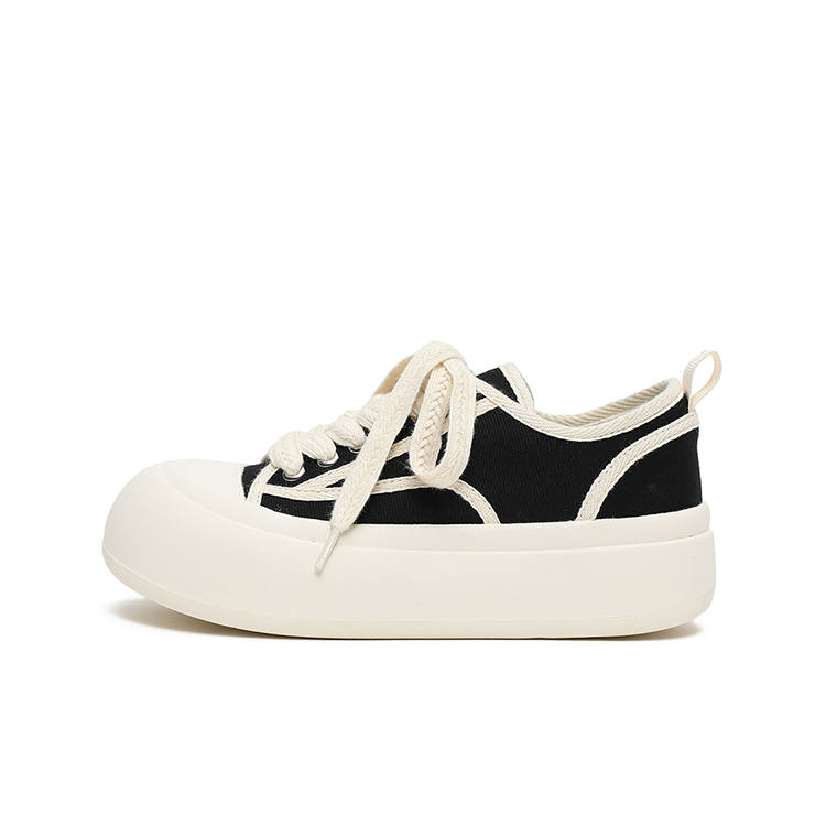 MASOOMAKE Canvas Low top Skateboard Shoes 5.2cm Women's