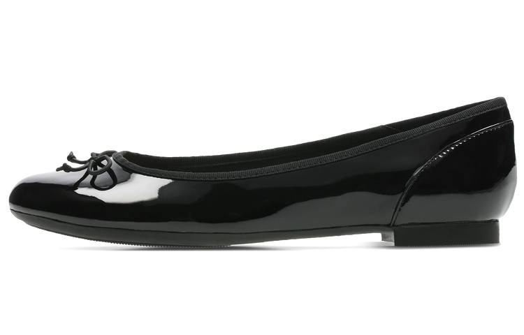 Clarks Pu Casual Shoes Women's Black