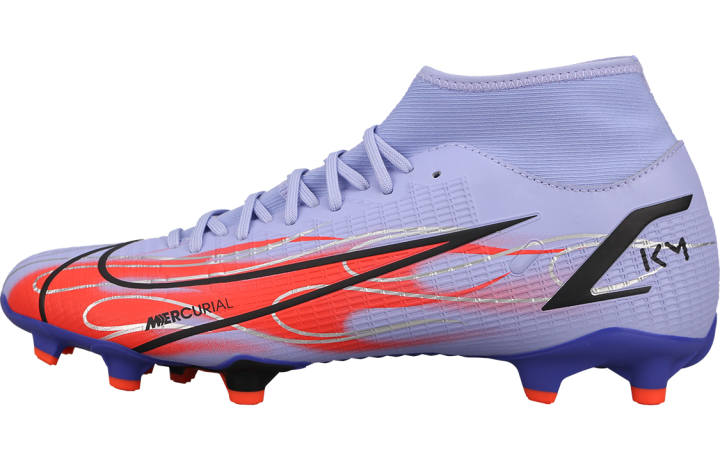 Nike Nike Mercurial Superfly 8 FG Firm Ground Breathable Coverage Soccer Shoes Men's Purple Orange