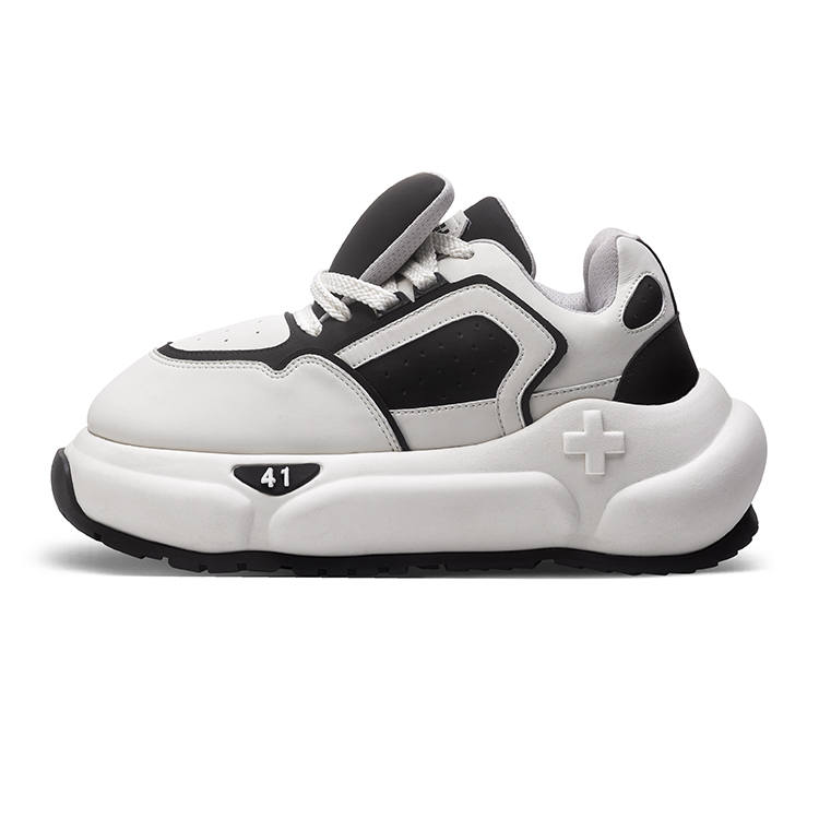 2YE+ Chubby Series Thermal Slip Resistant Abrasion Resistant Height Increasing Low top Skateboard Shoes Unisex