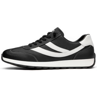 15 MINS Top Grain Cow Leather Breathable Low top Casual Shoes Men's