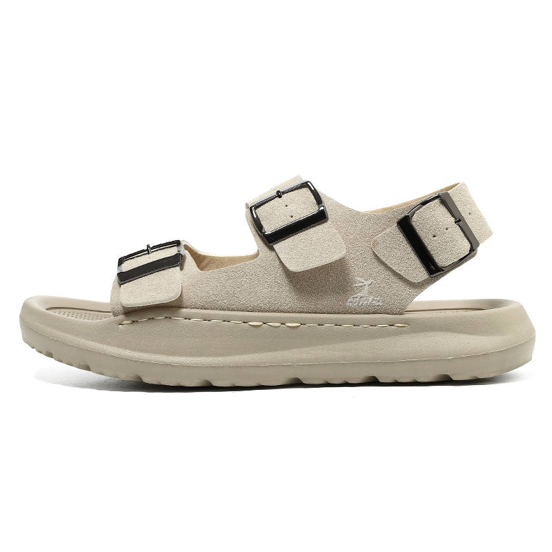 DAISHUTOU DAISHUTOU Nubuck One Strap Sandals Unisex