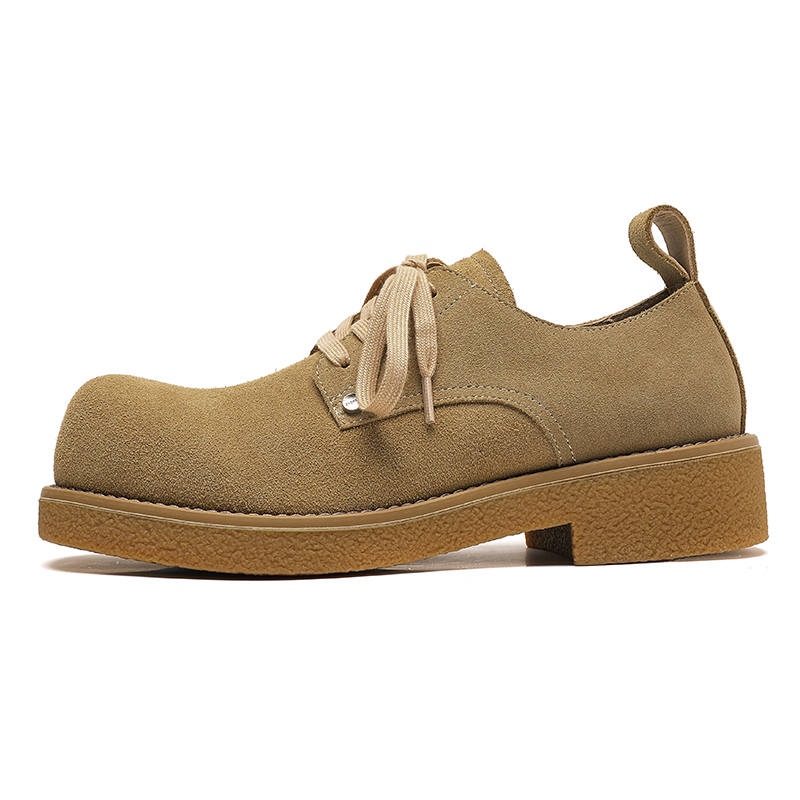 CHILANG Pigskin Comfortable Casual Shoes Men's Yellow