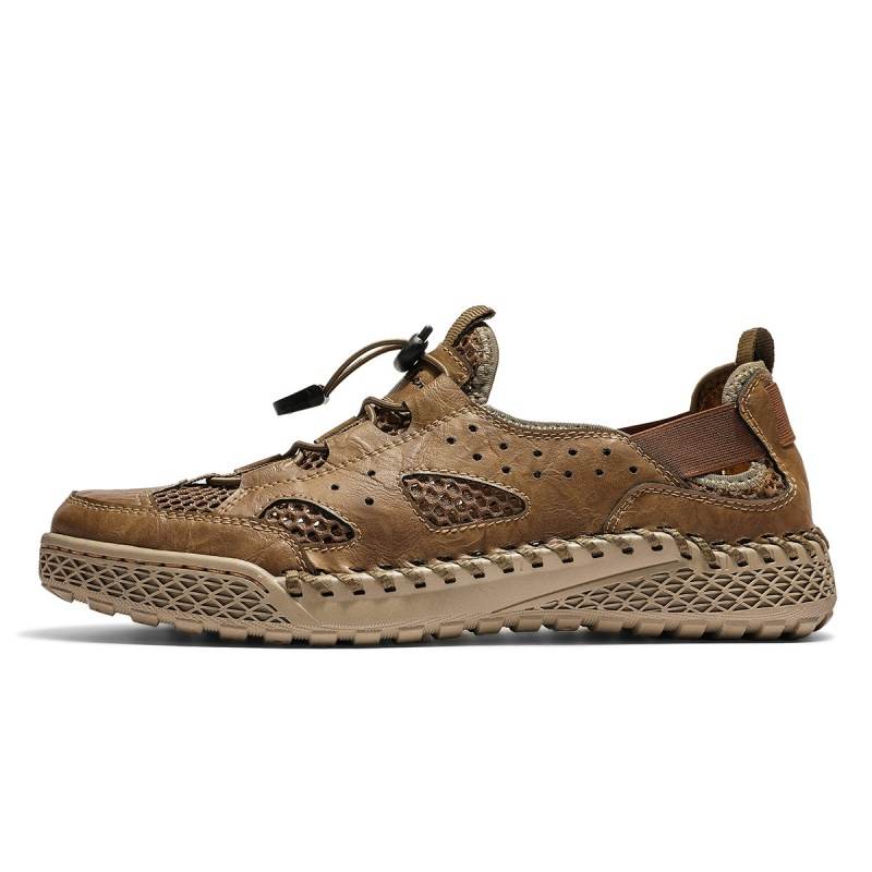 Mulinsen Synthetic Leather Slip Resistant, Waterproof, And Breathable Grip River Trekking Shoes Men's