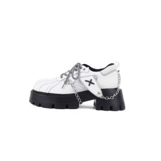 Niuwa Studio Microfiber Leather Casual Shoes Women's White