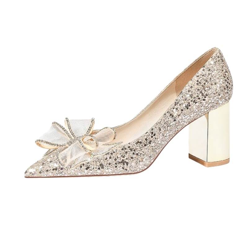 CPXO High Heels Women's Champagne