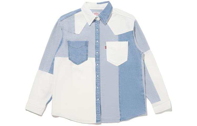 Levis Levis Shirts Women's Light Indigo Pointed Collar Moderate Other