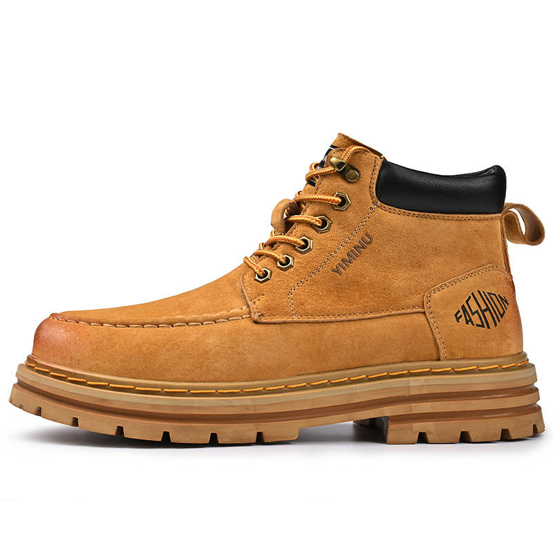 YIMINU Combat Boots Men's Black