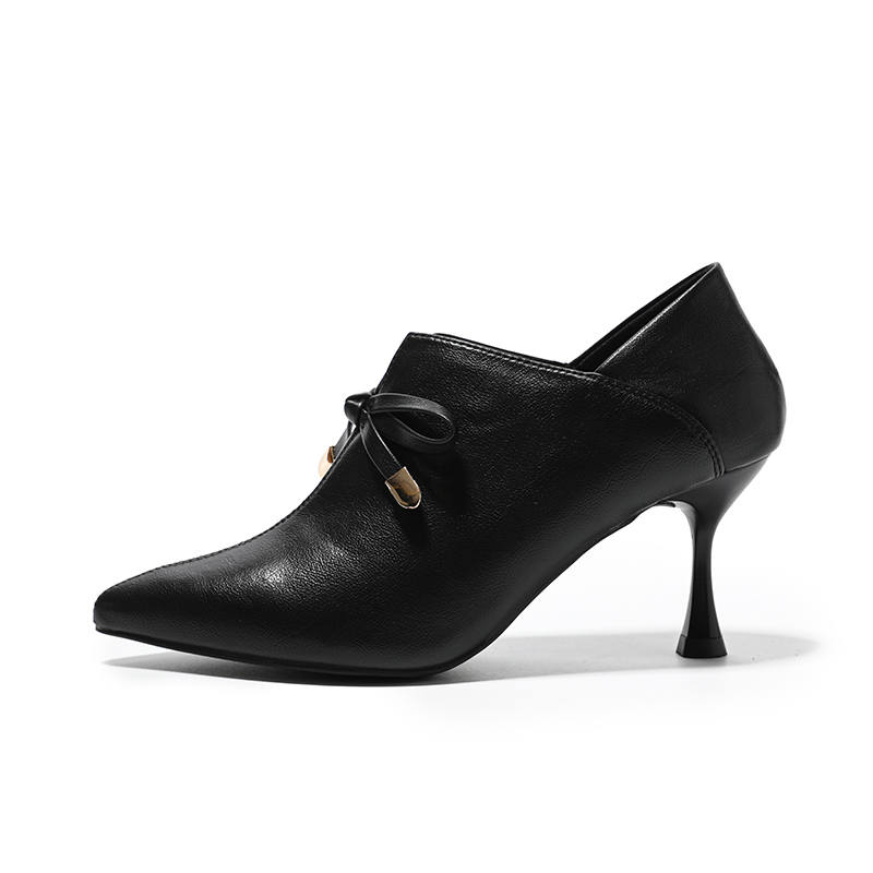 ZHR Pu Slim Heel High Heels 7cm Women's