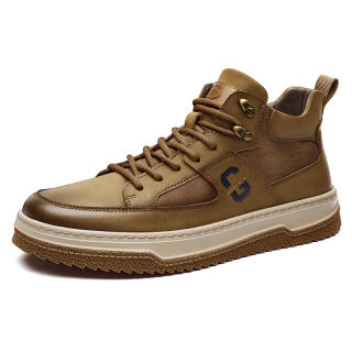 KAISER Breathable Thermal Cushioning Breathable Thermal Cushioning High top Casual Shoes Men's Brown