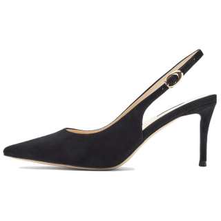 NINE WEST Sheep Suede Slim Heel High Heels 7.5cm Women's