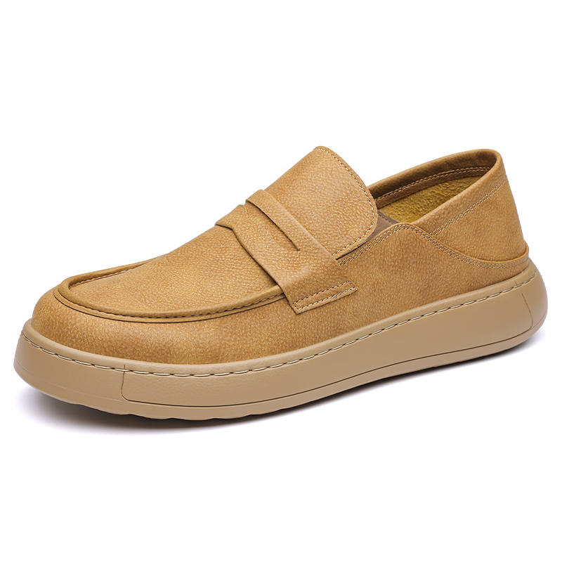 KACHILANG Men's Casual Shoes Men's Low Top Khaki