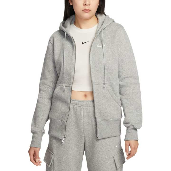 Nike Nike Jackets Women's Gray Hooded Non Detachable Moderate Other