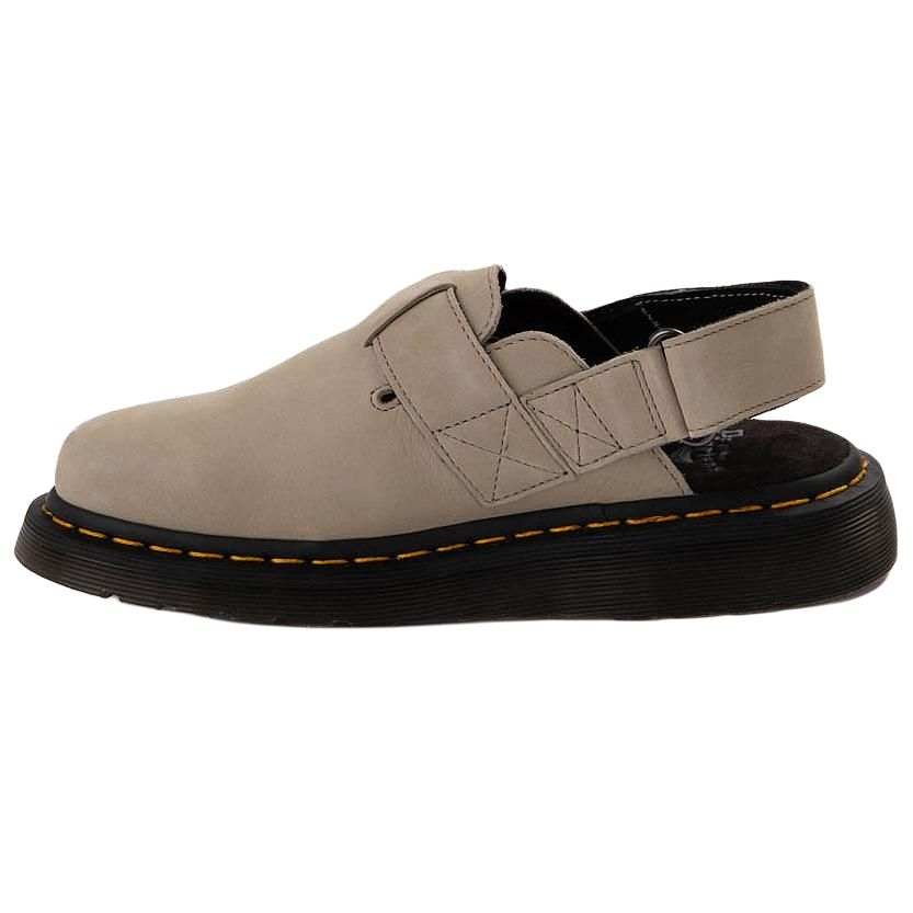 Dr.Martens Leather Low top Casual Shoes Men's Gray