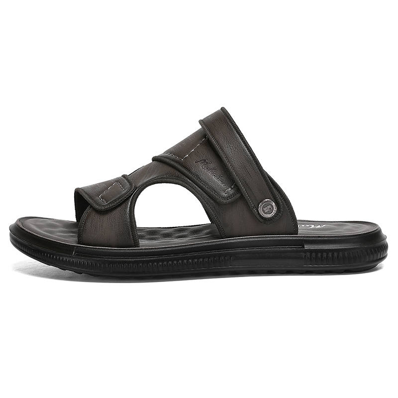 Mulinsen Beach Sandals Men's Gray/Black