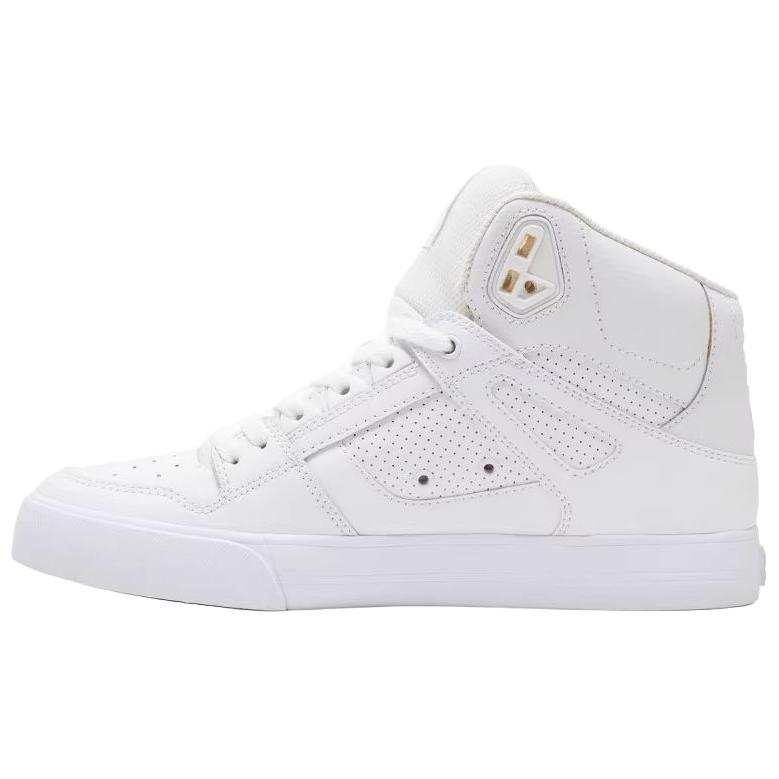 DCSHOES DC Shoes Cow Leather High top Skateboard Shoes Unisex White