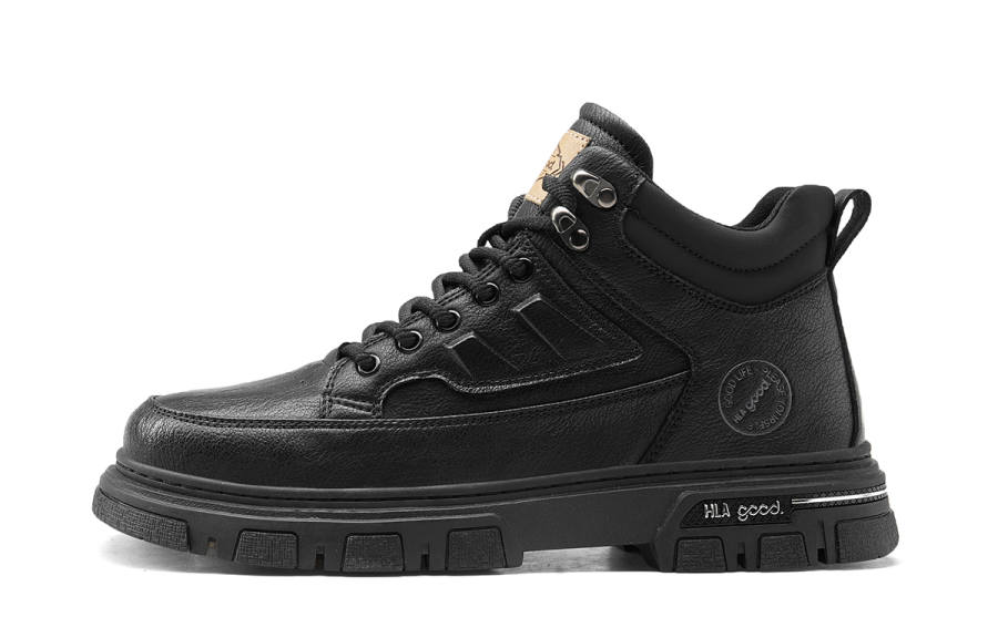 HLA HLA Work Boots Men's High Top Black/Brown