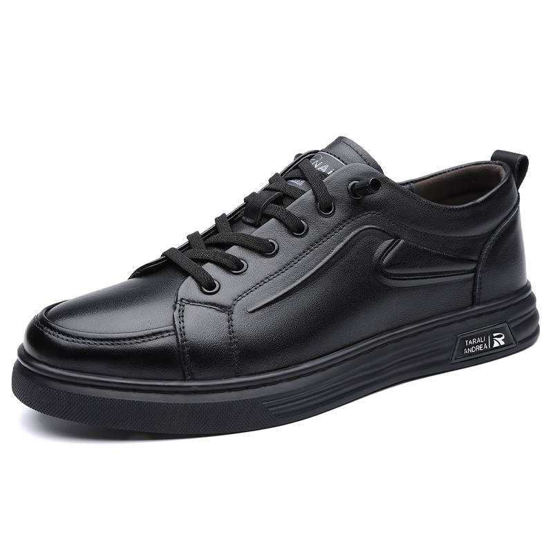 POPULAR ROUSE PR Top Grain Cow Leather Wear resistant And Lightweight Low top Skateboard Shoes Men's